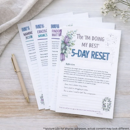 "I'm Doing My Best" 5-Day Reset (PDF)