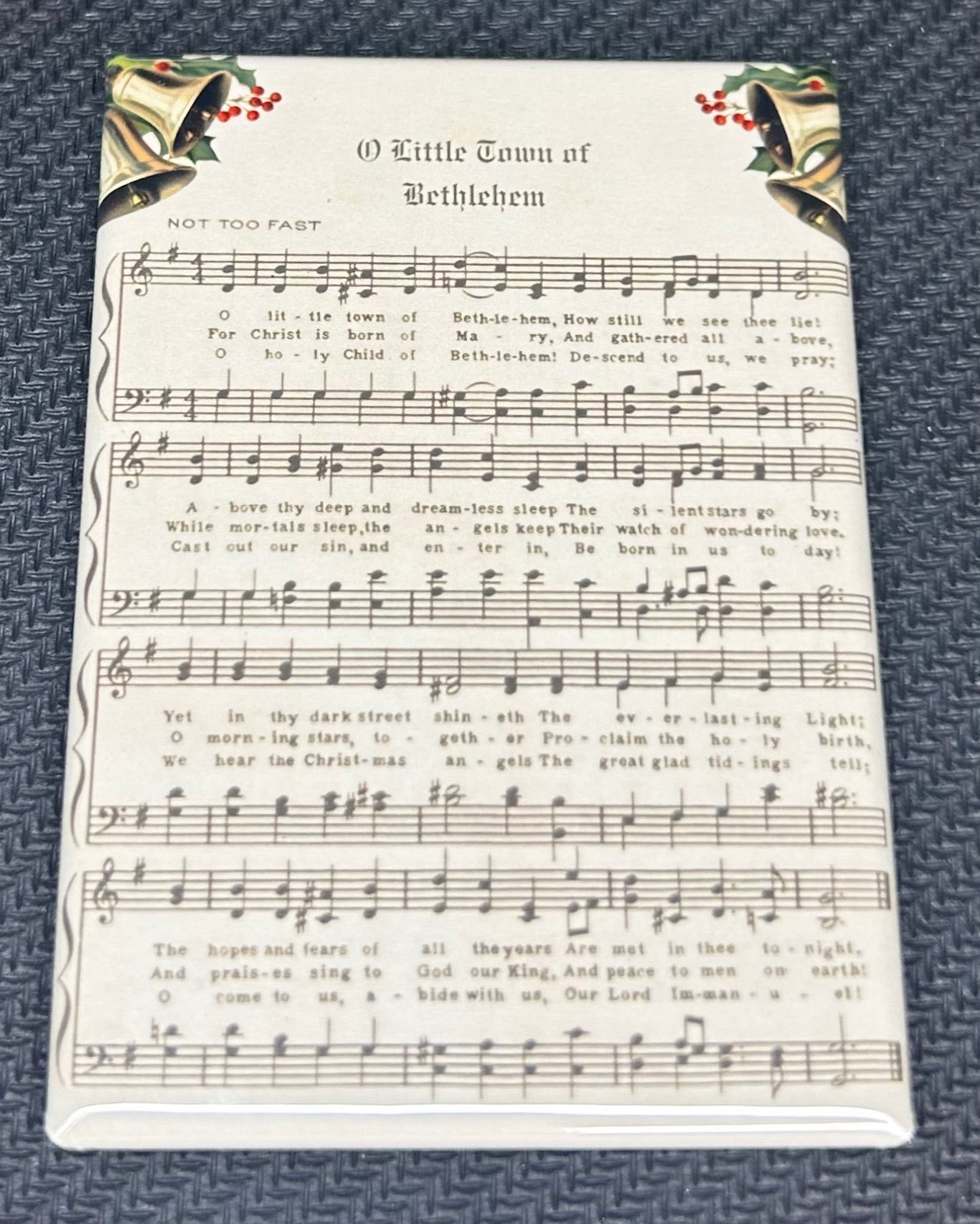 *LIMITED EDITION* Sheet Music Magnet (Single)