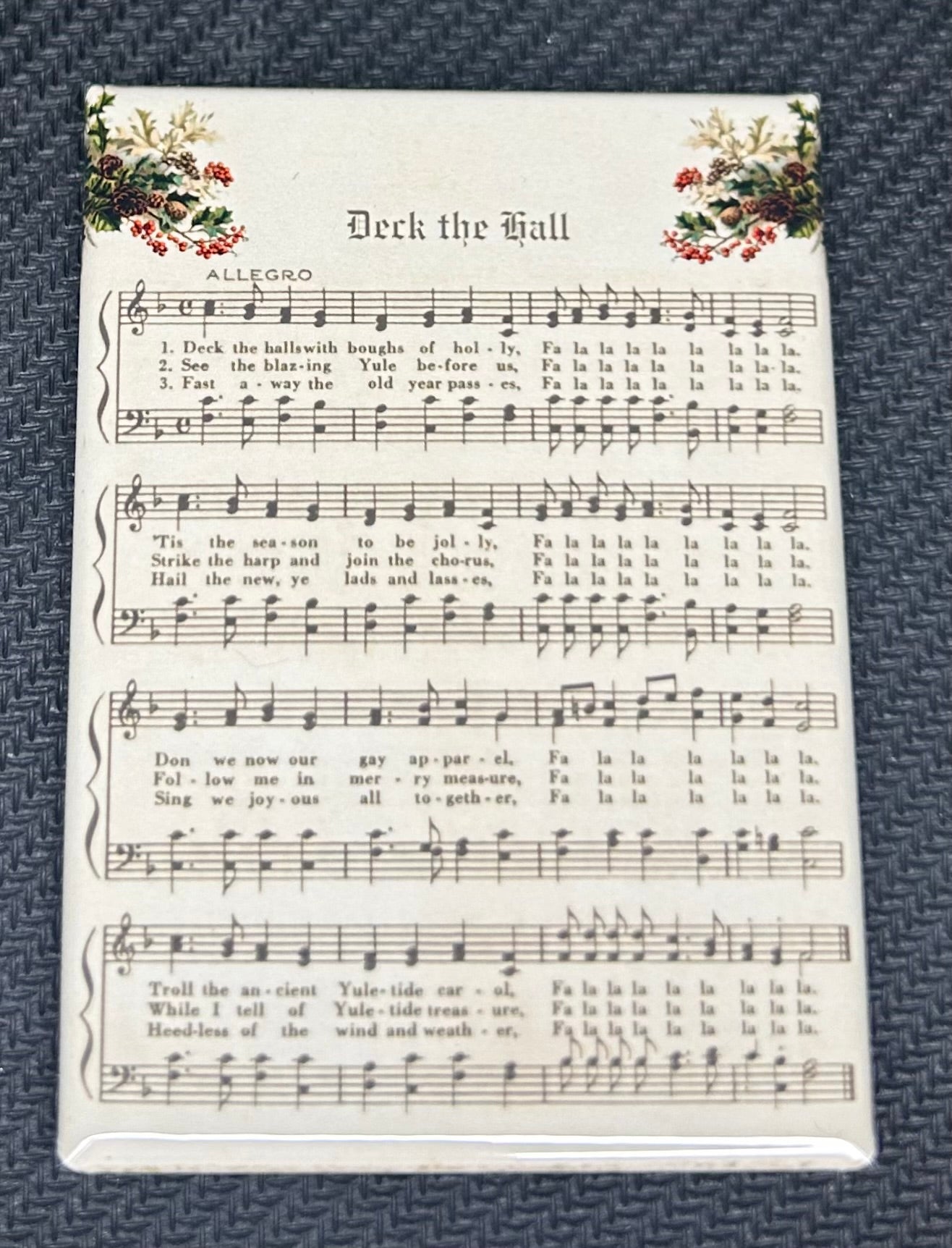 *LIMITED EDITION* Sheet Music Magnet (Single)