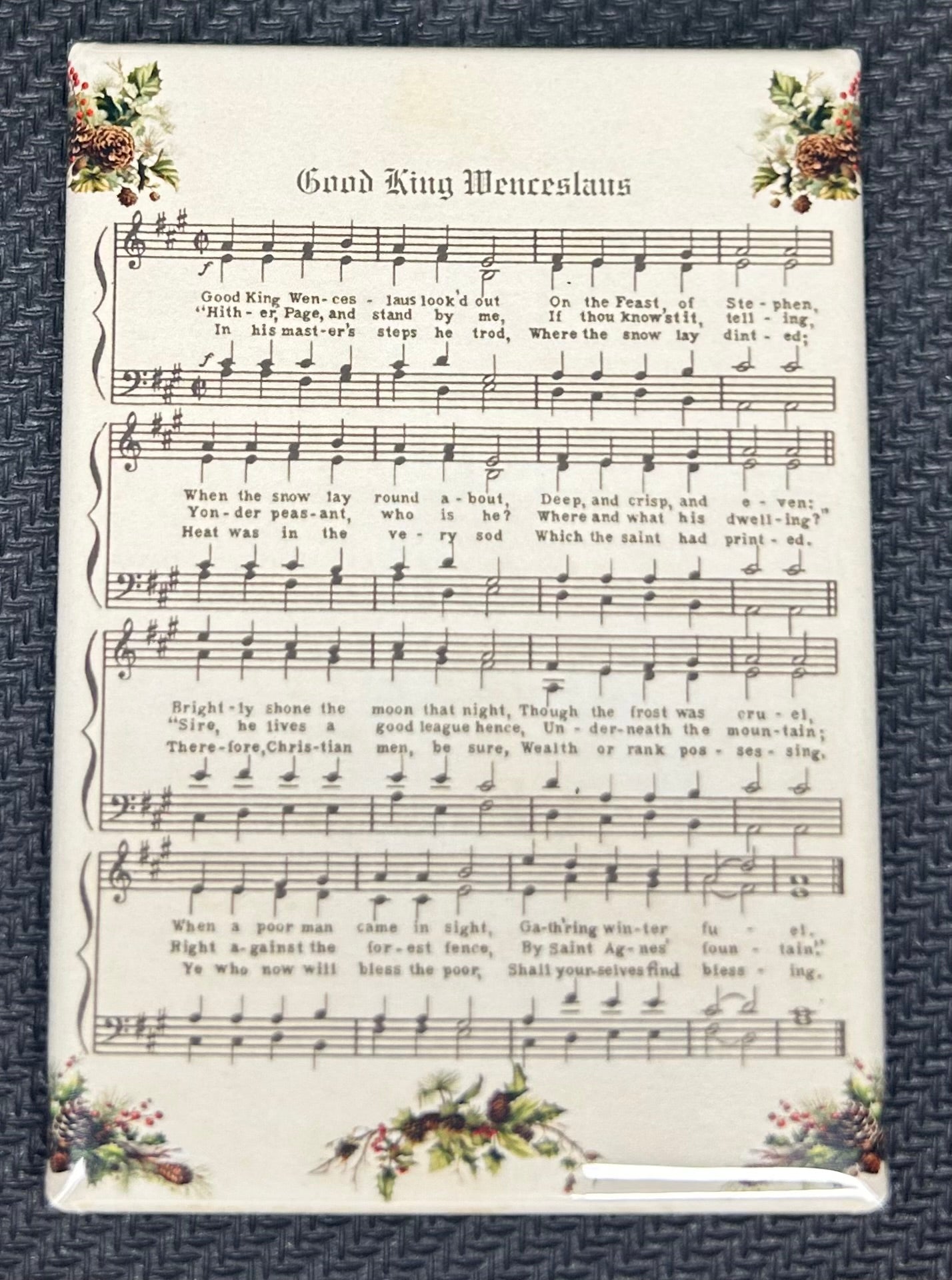 *LIMITED EDITION* Sheet Music Magnet (Single)